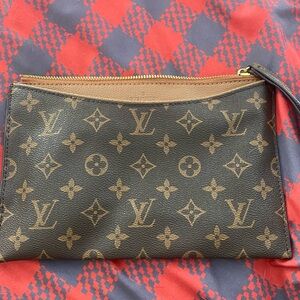 Designer Monogram Pouch wristlet wallet